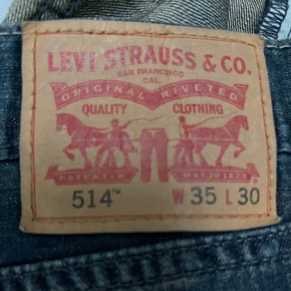 Levi's 514 Men's Jean Size W 35  L 30 - Picture 6 of 8